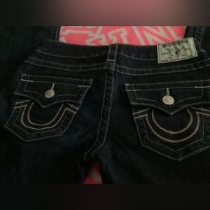 y2k True religion low rise straight Jean's